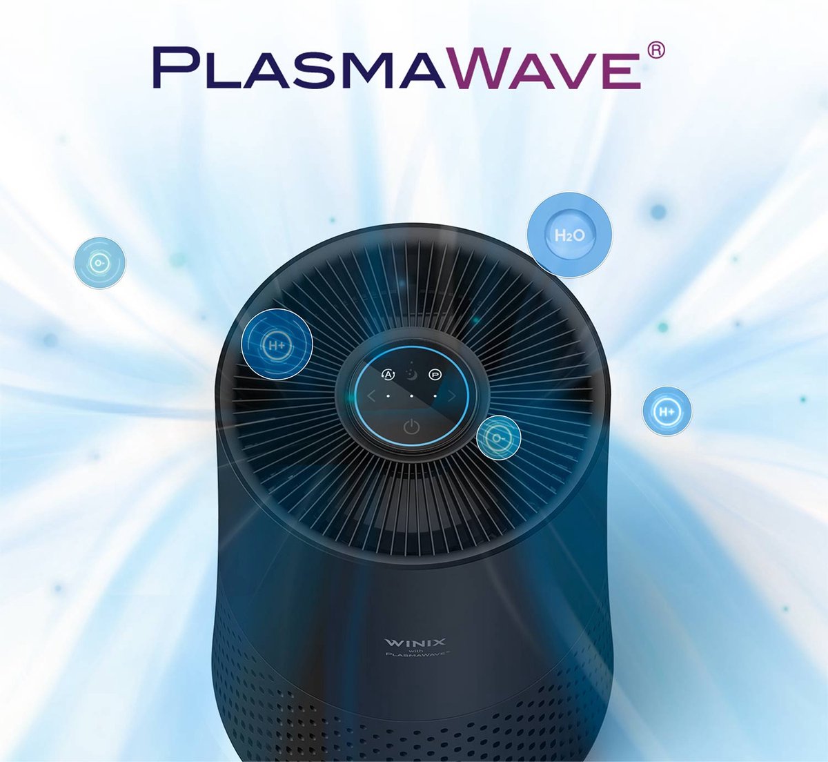 Winix A330 - Luchtreiniger Air Purifier met vervangbaar 3-in-1 Hepa + koolstoffilter + PlasmaWave Technologie - Cadr 228m³ p/u en tot 45m² - Getest en Gecertificeerd op Hooikoorts, Allergie en Fijnstof - Auto en Slaapstand en Luchtkwaliteit indicator — afbeelding 5