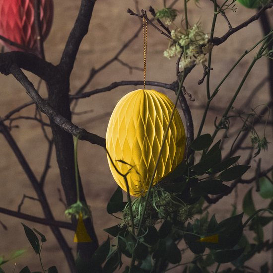 Oeuf de Pâques Jaune - 12 Centimètre