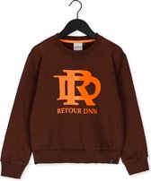 Retour Duke Truien & Vesten Jongens - Sweater - Hoodie - Vest- Bruin - Maat 98