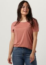 MSCH Copenhagen Fenya Modal Tee T-shirts & T-shirts Femme - Chemise - Pêche - Taille L/XL