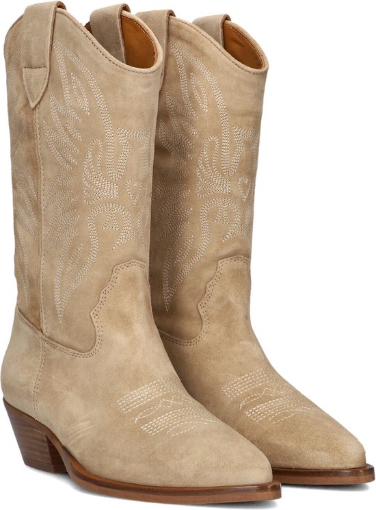 ALPE 5001 Enkellaarsjes - Enkelboots - Dames - Beige - Maat 37