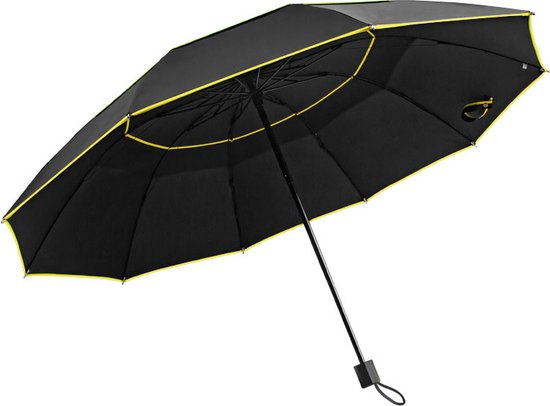 Golfparaplu Automatische Open Winddicht Compacte Grote Dubbele Luifel Sterke Oversized Regen Paraplu's