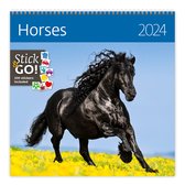 CA03-24 Schrijfkalender 2023 Paarden 30 x 30 cm