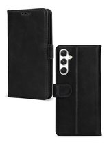 Samsung Galaxy A54 Bookcase hoesje - Mobilize - Effen Zwart - Leer