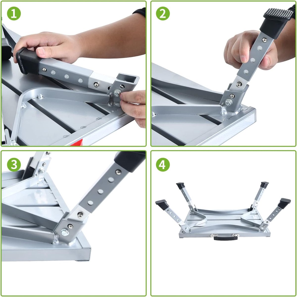 Handmatige RV stap, aluminiumlegering stappen, 150 kg