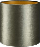 Lampenkap Cilinder - 20x20x25cm - Fendi velours olijf