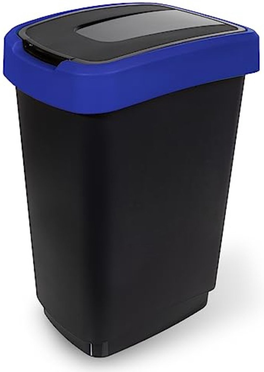 Goedkoopste Afvalbak 50 liter - Afvalemmer 50 liter - 48,2 x 32,79 x 24,6 cm - Blauw