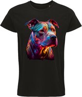 T-shirt Stafford-Kleuren hond-Voor een dierenvriend-Maat M