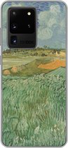 Geschikt voor Samsung Galaxy S20 Ultra hoesje - Vlakbij Auvers - Vincent van Gogh - Siliconen Telefoonhoesje