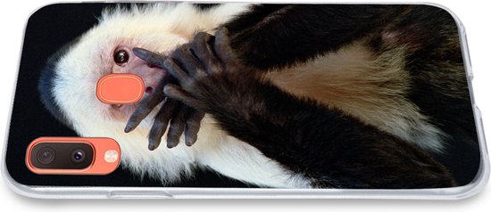 Coque Samsung Galaxy A20e - Singe - Animaux sauvages - Portrait - Coque de téléphone en Siliconen