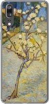 Geschikt voor Huawei P20 hoesje - Perenboompje in bloei - Vincent van Gogh - Siliconen Telefoonhoesje
