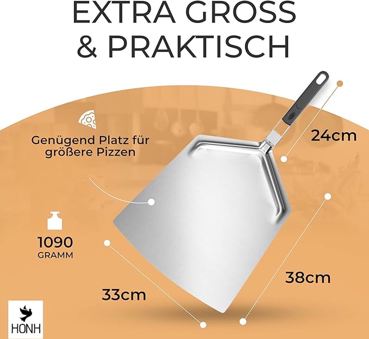 Pizza Schop / Pizza schuiver geperforeerd,
