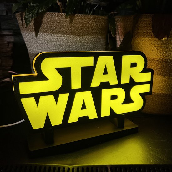 Star Wars Logo LED Lichtbox | 5V USB - Nee