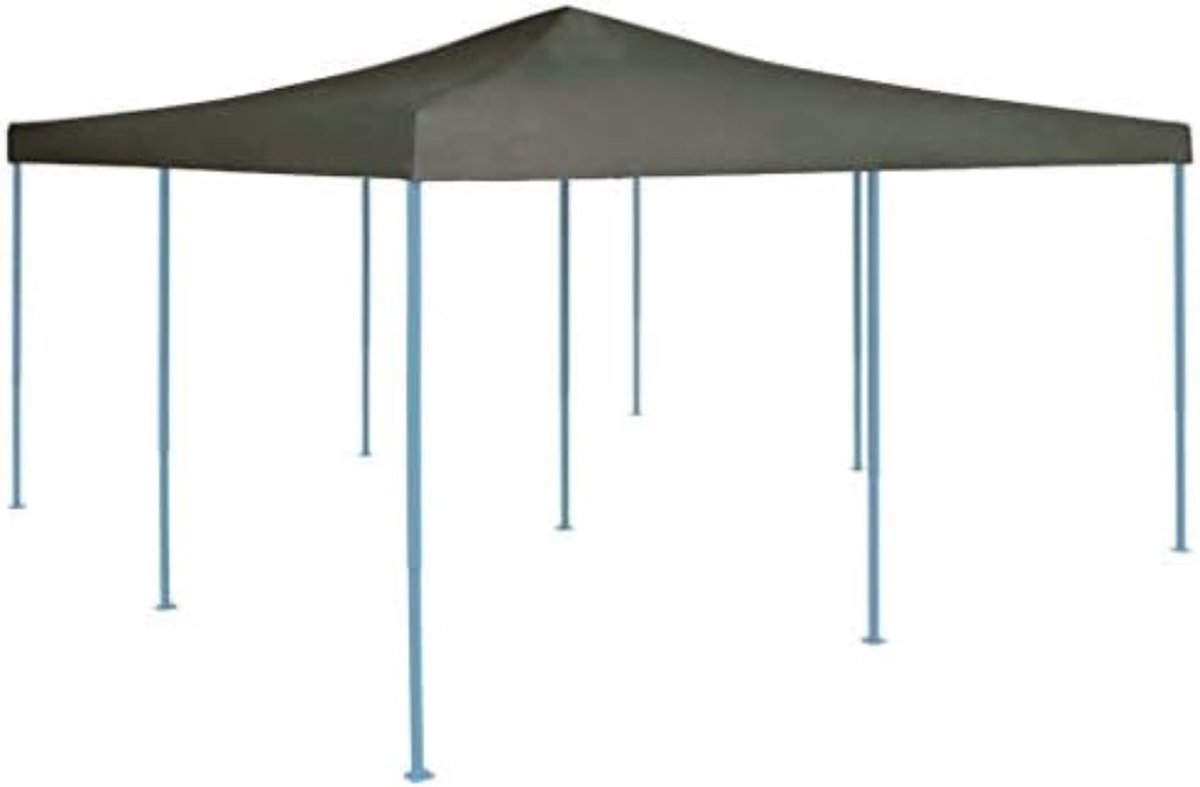 Partytent opvouwbaar - Vouwtent - 5 x 5 m - Antraciet