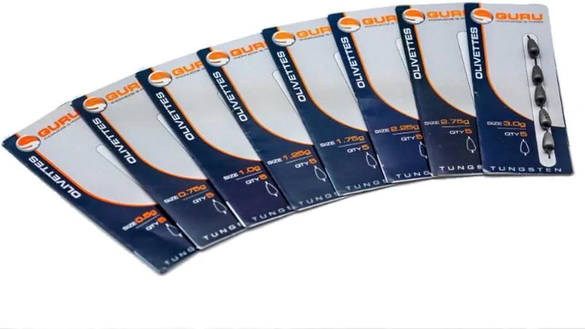 Guru Tungsten Olivette (5 pcs) - Maat : 1.00g