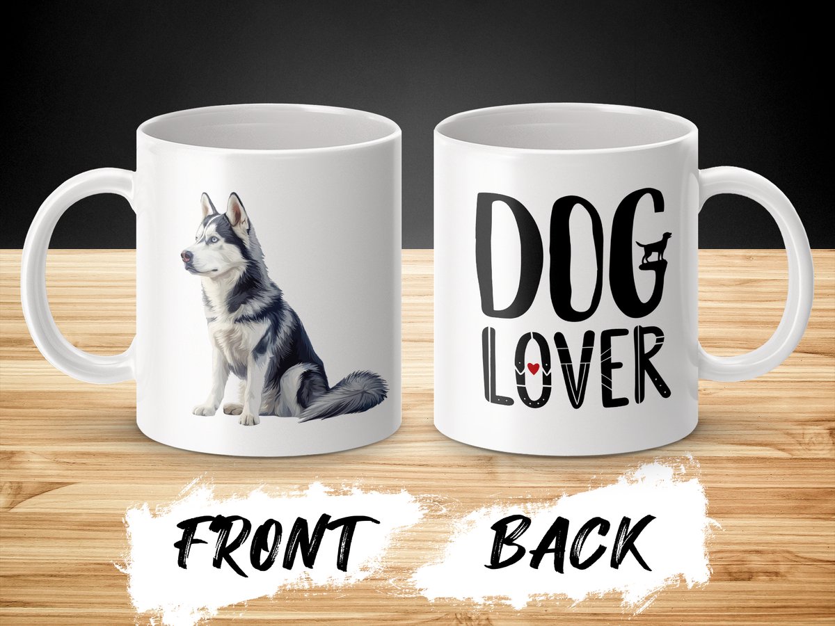 Mok Siberian Husky Dog / hond - dog lover