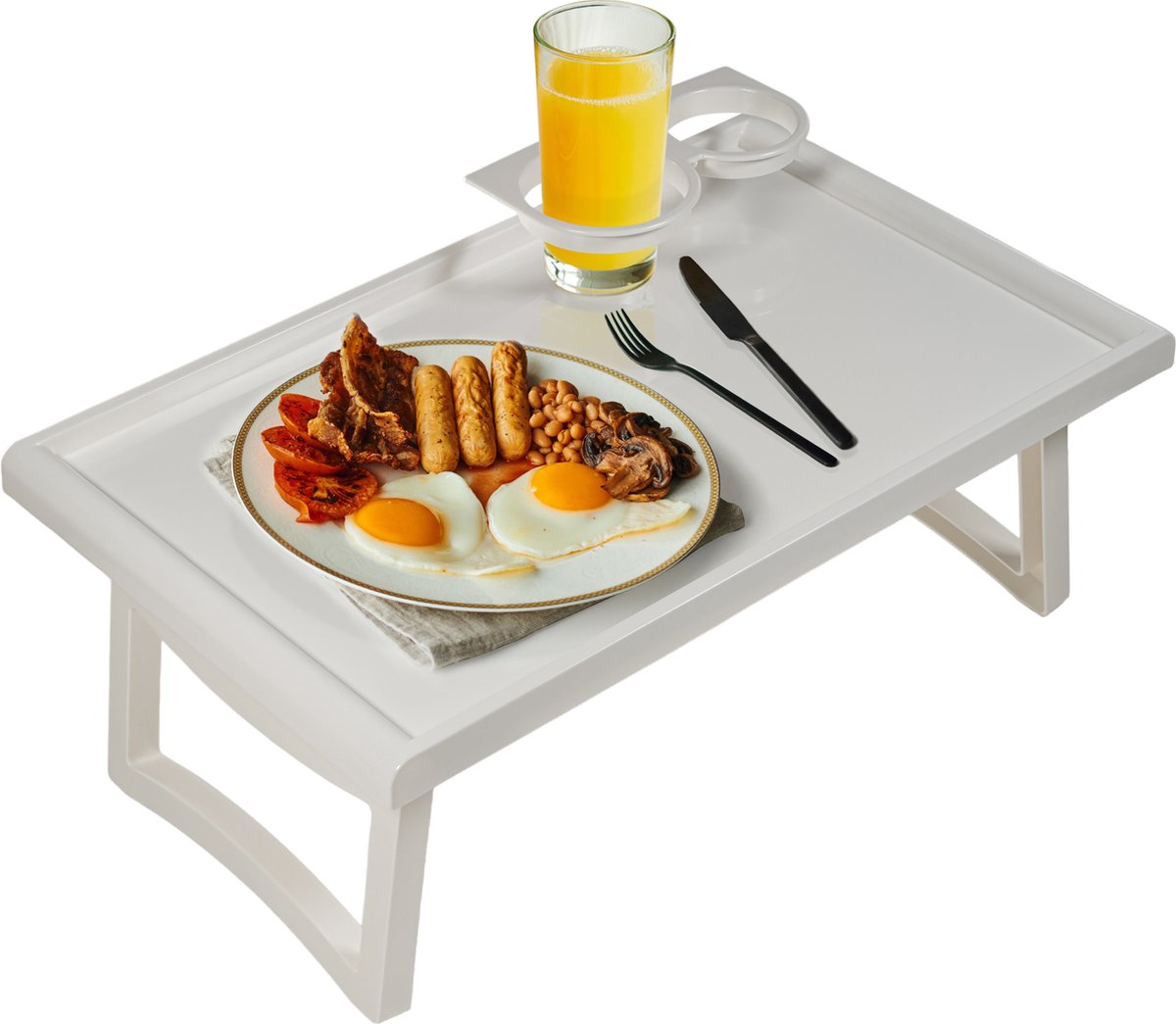 Goedkoopste Opvouwbare bedtafel met accessoirehouders