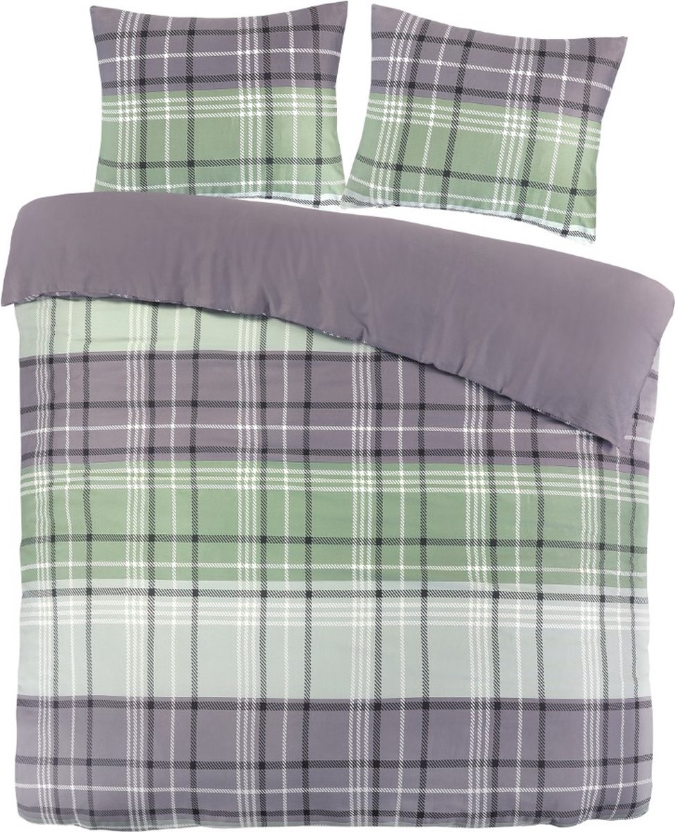 Papillon Felix Dekbedovertrek - Tweepersoons - 200x200/220 cm - Groen