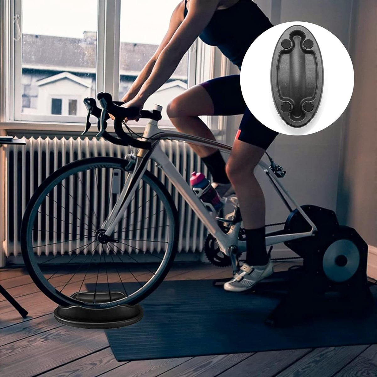 2 Pièces Supports De Roue Avant, Support De Roue Avant De Vélo D