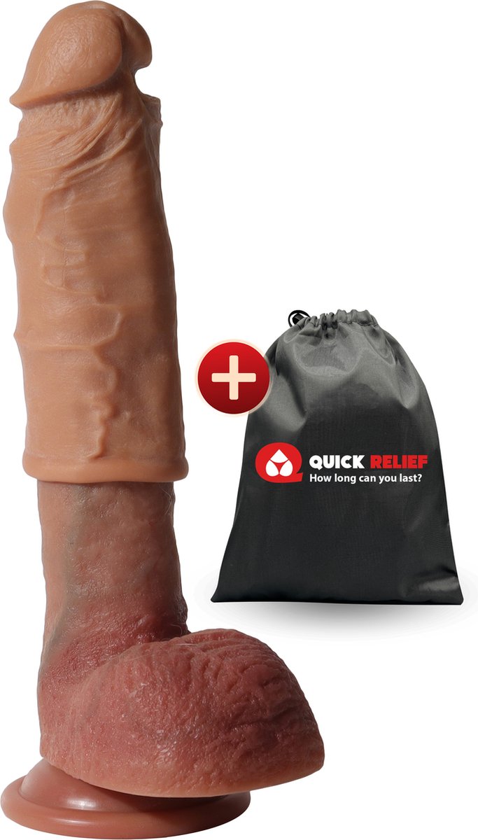 Quick Relief Sleeve Enlarger™ - Penis Sleeve - Penis Enlarger - Cockring - Realistische Penissleeve - Dikkere & Langere Penis