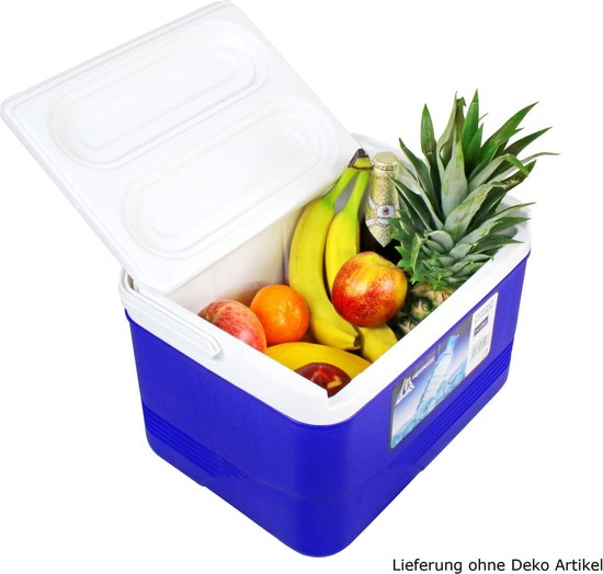 passieve koelbox ijsbox 27,53 L, geïsoleerde koelbox camping thermische
