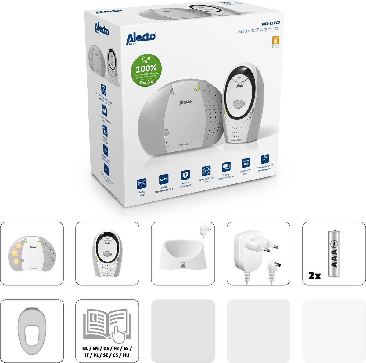 Commaxx DB-85 Babyfoon met Camera - afbeelding 2