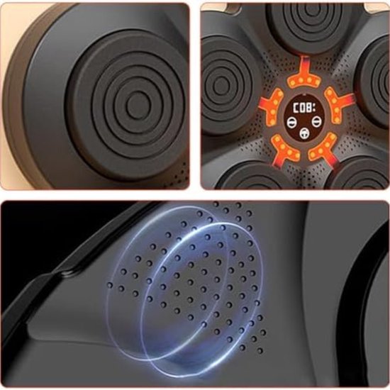 Large Smart Music Boxing Machine for Adults Bluetooth, Smart Music Boxing Machine with Gloves Women and Men, Boxing Music Training Machine for Home, Indoor Gym (White Large Smart Music Boxing Machine for Adults Bluetooth, Smart Music Boxing Machine with Gloves Women and Men, Boxing Music Training Machine for Home, Indoor Gym (White