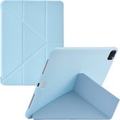 iMoshion Tablet Hoes Geschikt voor iPad Pro 11 (2022) / iPad Pro 11 (2021) / iPad Pro 11 (2018) / iPad Air 4 (2020) /iPad Air 11 inch (2024) M2 / iPad Air 5 (2022) - iMoshion Origami Bookcase tablet - Lichtblauw