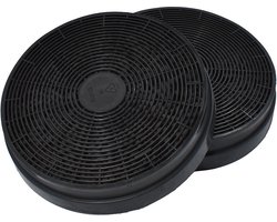 AllSpares Koolstoffilter (4 St.) voor afzuigkappen geschikt voor Bomann KF561, PKM CF110 en Respekta MIZ0023 (Ø164mm)