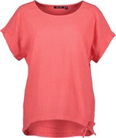 Blue Seven dames shirt - blouse/shirt dames - 180218 - rood - ronde hals - maat 44