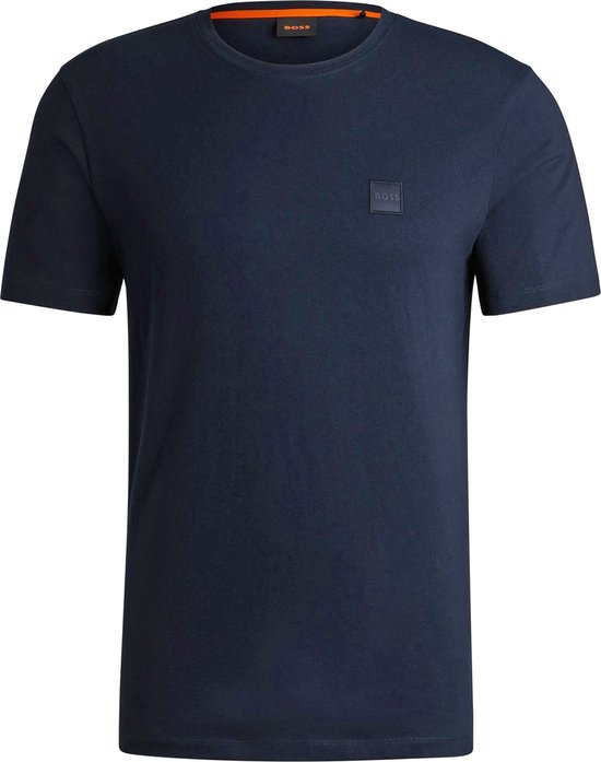BOSS - T-shirt Tales Navy - Heren - Maat XXL - Regular-fit