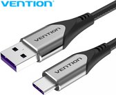 Câble de charge rapide Vention USB 2.0 vers C 5A 5A 1M Aluminium