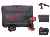 Milwaukee M18 FPD3-501X accu klopboormachine 18 V 158 Nm borstelloos + 1x oplaadbare accu 5.0 Ah + HD box - zonder lader