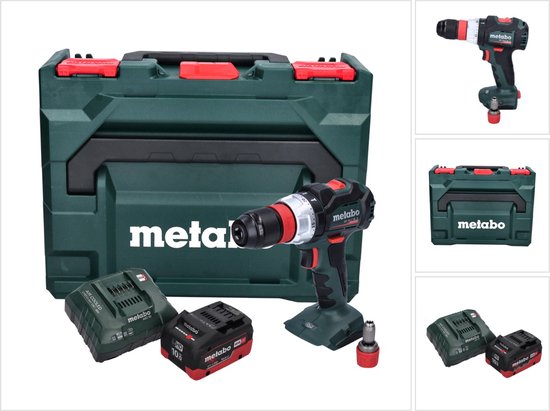 Metabo BS 18 LT BL Q accuboormachine 18 V 75 Nm borstelloos + 1x accu 10,0 Ah + oplader + metaBOX