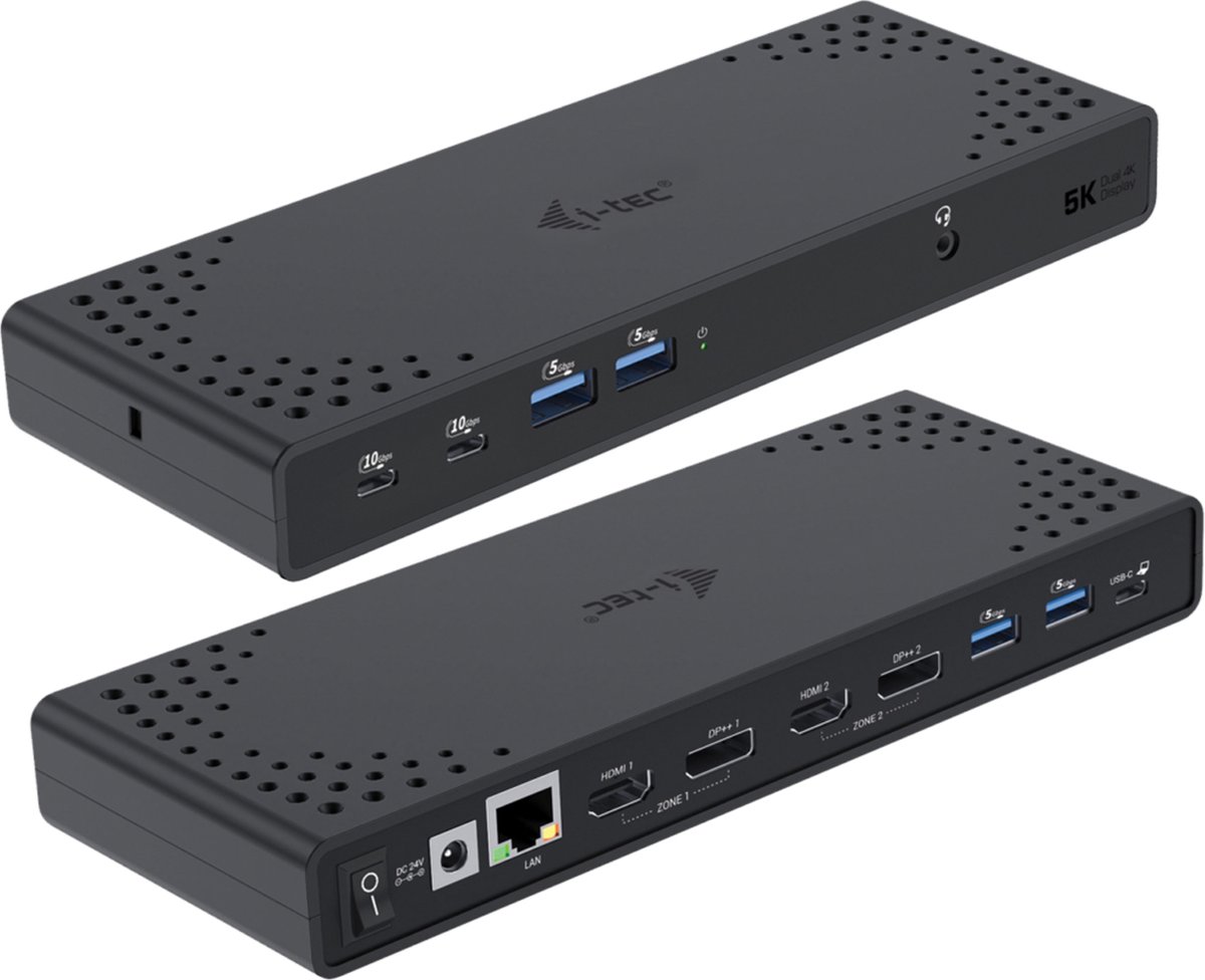 i-tec Usb A/Usb C Dual Display Docking Station 100W