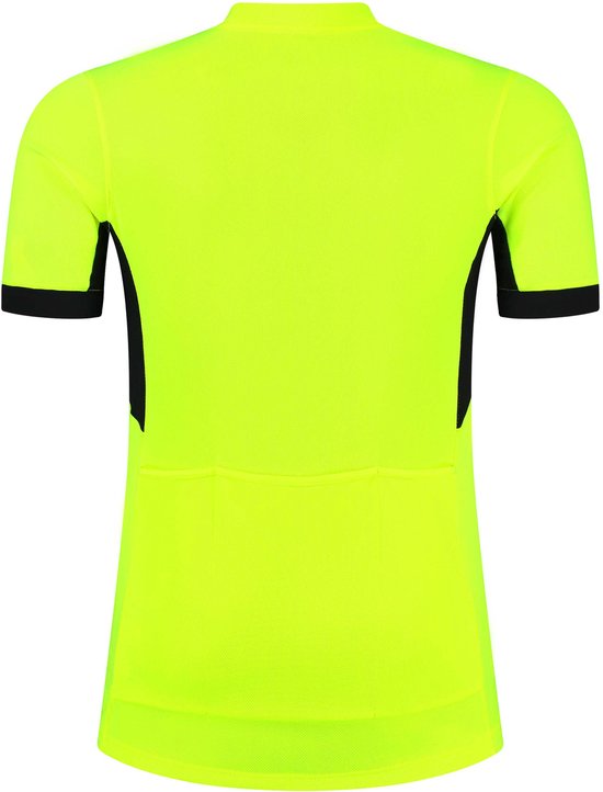 Rogelli Core Fietsshirt Heren - Korte Mouwen - Zwart Fluorgeel - XL van Rogelli — afbeelding 2