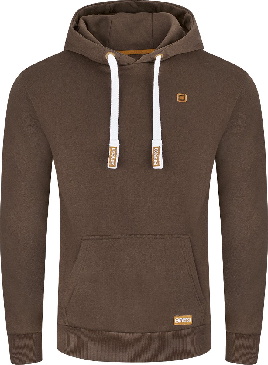 riverso Heren trui RIVLinus regular fit Bruin 5XL Volwassenen hoodie / capuchon trui