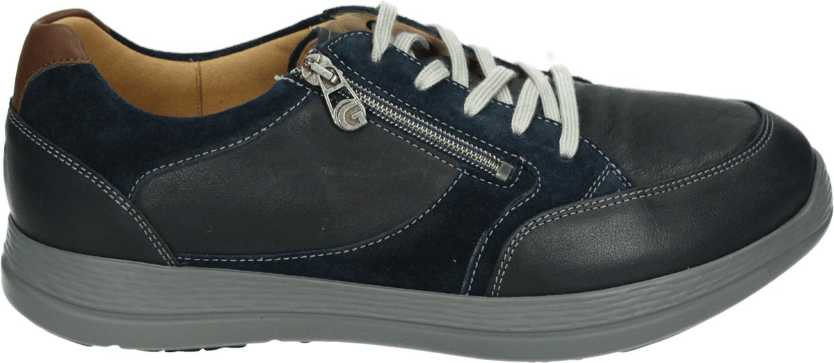 Ganter - 259847 KARL LUDWIG - Vrije tijdsschoenenHeren veterschoenHeren sneakersCasual - Kleur: Blauw - Maat: 44