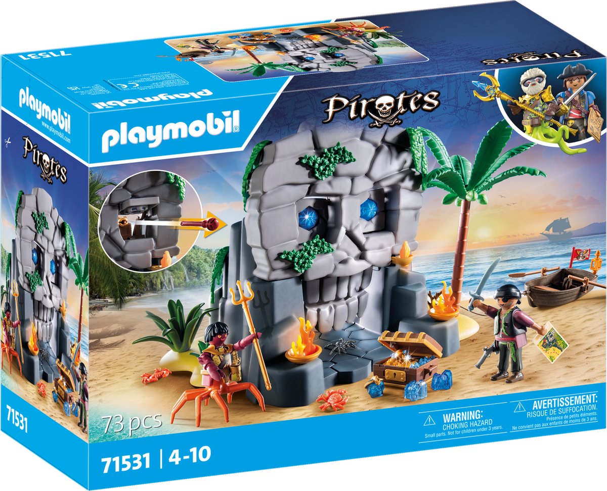 PLAYMOBIL Pirates - Doodshoofdeiland constructiespeelgoed 71531