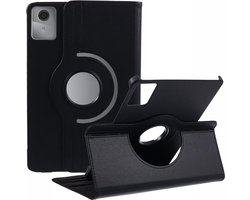 Coverup Tablethoes geschikt voor Lenovo Tab M11 Hoesje - 360° Rotating Book Case - Zwart