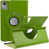 360 Rotating Book Case - Geschikt voor Lenovo Tab M11 Hoesje - Groen