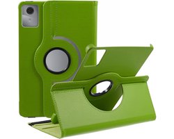 Coverup Tablethoes geschikt voor Lenovo Tab M11 Hoesje - 360° Rotating Book Case - Groen