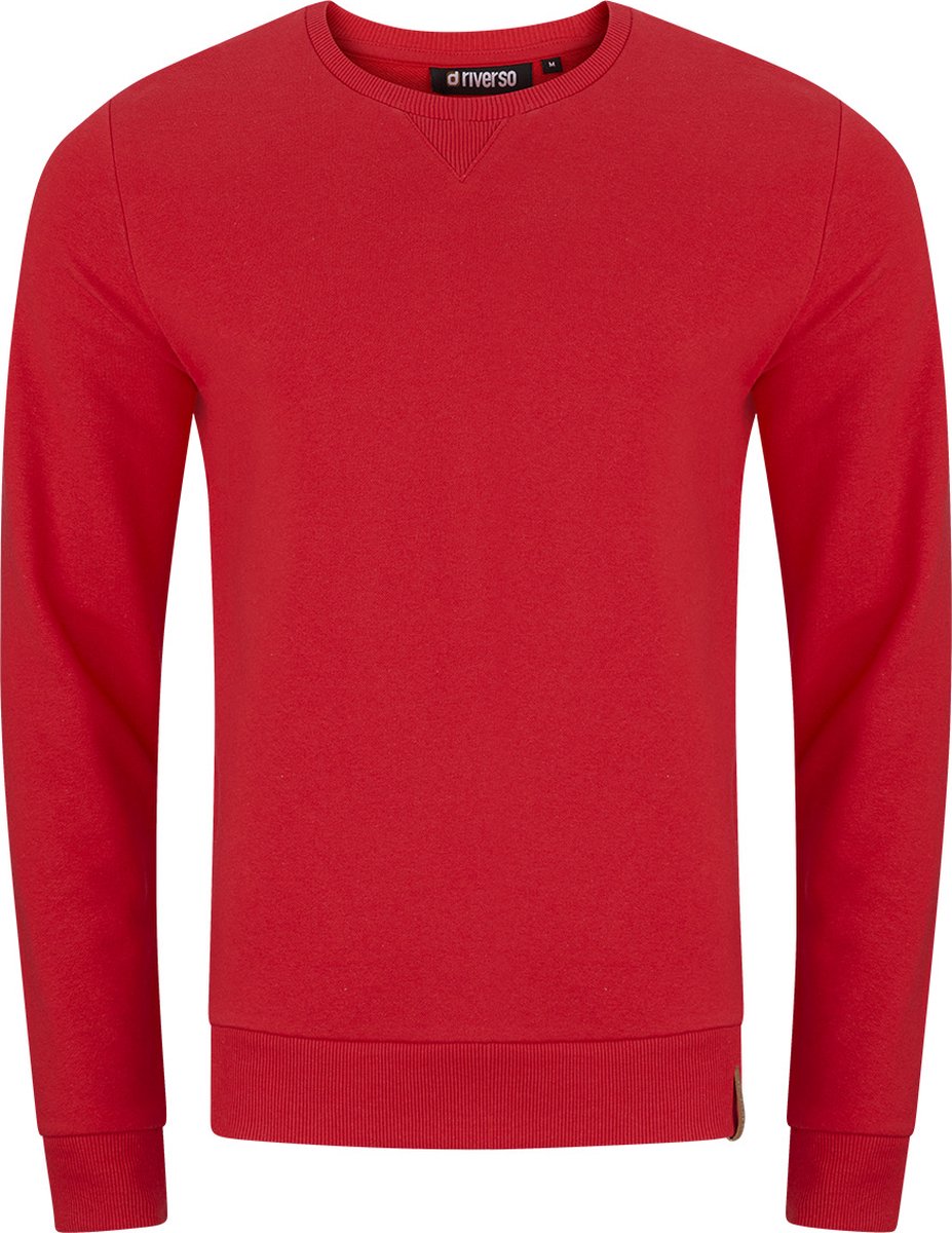 riverso Heren Sweatshirt RIVPhillip regular fit Rood 3XL Ronde Hals Volwassenen