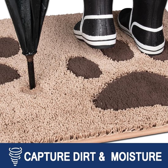 Huisdieren vuilbestendige mat, waterdicht, oliebestendig mat, klein tapijt voor houshold honden katten cartoon huisdiermat antislip ondertapijt (stijl 2,50 x 80 cm