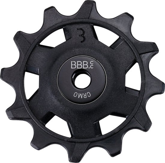 BBB Cycling Derailleurwieltjes RollerBoys - Duurzaam - Compatibel met SRAM - Zwart - 12T - BDP-10 - BBB cycling