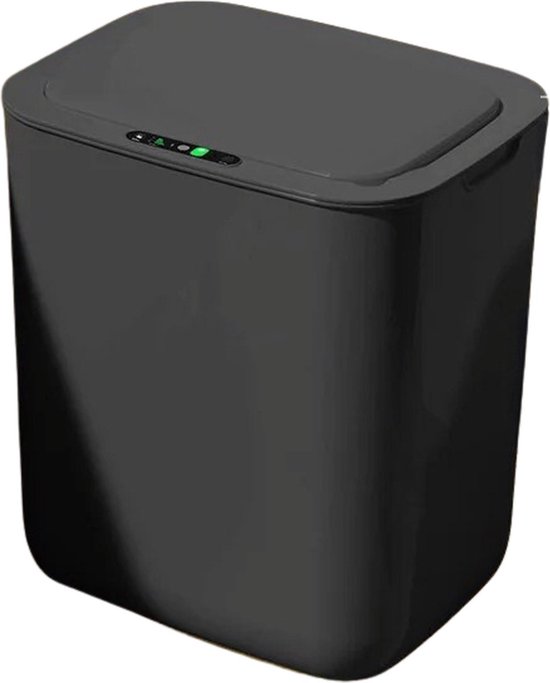 MT Products - Smart Prullenbak - 18 Liter - USB Oplaadbaar - Slimme Sensor - Elektrische Afvalbak - Zwart