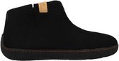 Tofvel - Rabara - Unisex - Pantoffels Wol - Zwart