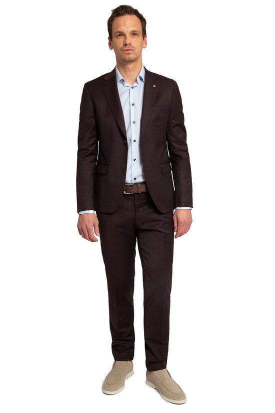 Suitable - Kostuum Strato Wol - Heren - Slim-fit