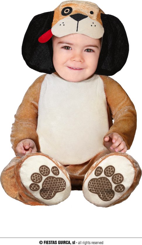 FIESTAS GUIRCA, S.L. - Kleine bruine hond kostuum voor baby's