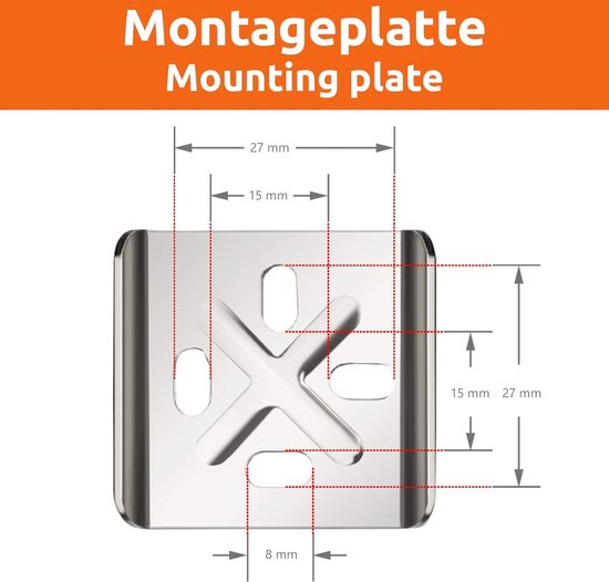 Zet toiletpapierhouder handdoekhouder - hoekig ontwerp - badkameraccessoires - roestvrij staal 304 chroom